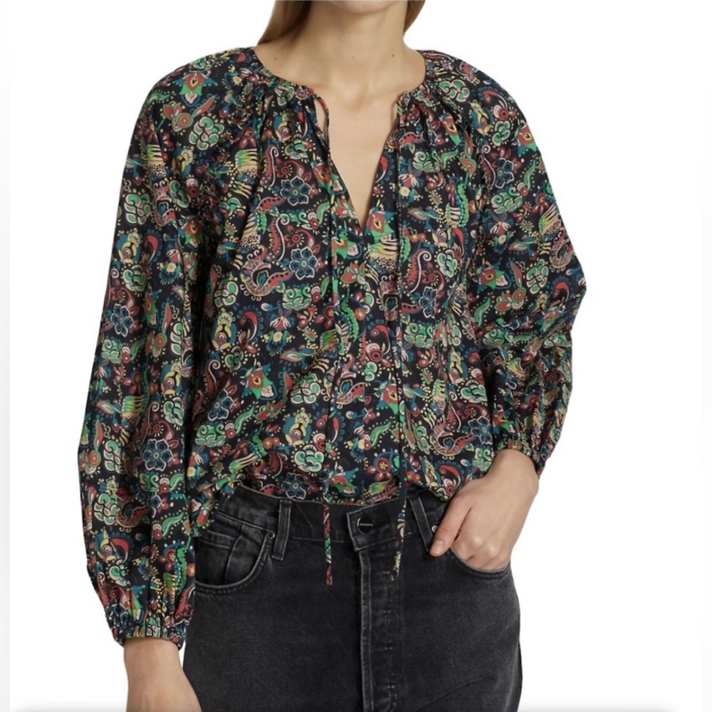10 CROSBY BY DEREK LAM Devon Cotton Blouse Size 2